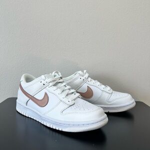 Nike Dunk Low White Rose Gold